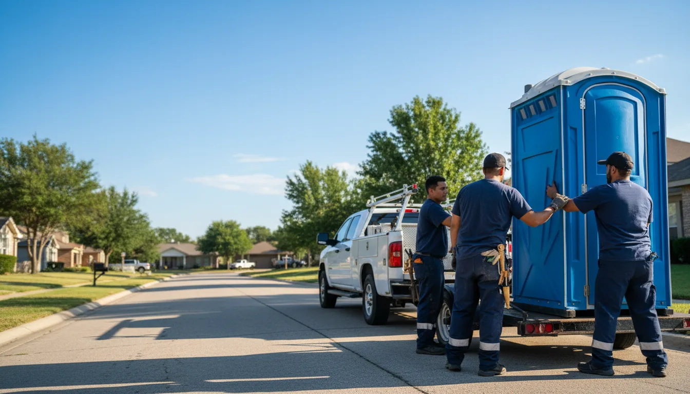 Portable Toilet Rental in Wolfe City, TX near me